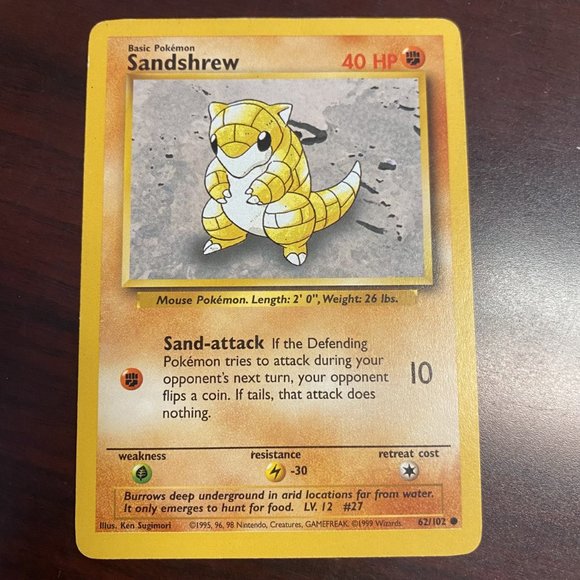 Pokemon Cards Zubat Golbat Sandslash Sandshrew - Picture 12 of 12